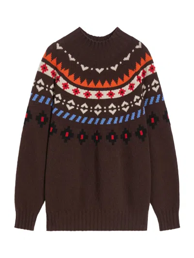 Weekend Max Mara Weekend Maxmara Fair Isle Wool Sweater In Multi