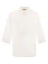 Weekend Max Mara Weekend Maxmara Giralda Soft Poplin Shirt In White