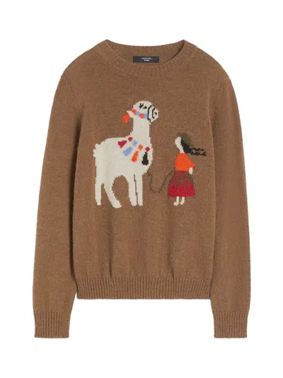 Weekend Max Mara Weekend Maxmara Nitra Jumper Hazelnut