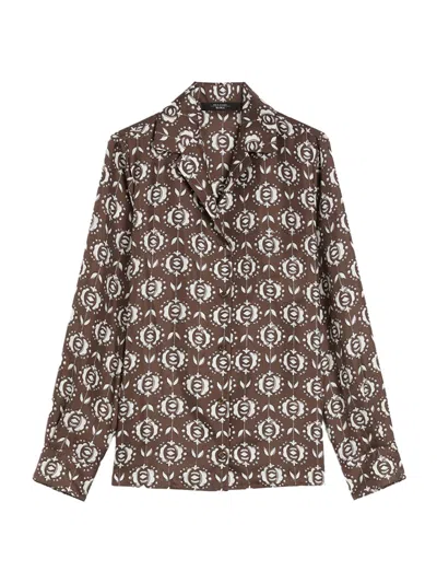 Weekend Max Mara Weekend Maxmara Oncia Shirt Brown
