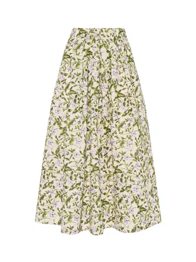 Weekend Max Mara Weekend Maxmara Orme Skirt Ecru