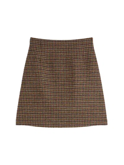 Weekend Max Mara Weekend Maxmara Vata Skirt Wine In Brown