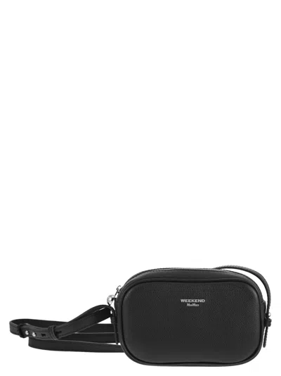 Weekend Max Mara Weekend Maxmara Wkasnob - Grained Leather Crossbody Bag In Black