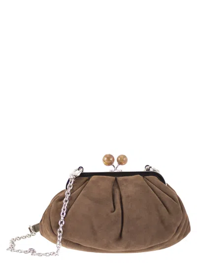 Weekend Max Mara Weekend Maxmara Wkavalois - Small Suede Bag In Brown