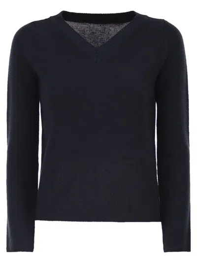 Weekend Max Mara Weekend Maxmara Wkdago Boxy Cotton Jumper In Blue
