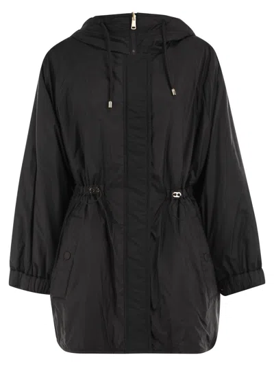 Weekend Max Mara Weekend Maxmara Wkdalcamo Reversible Hooded Parka In Black