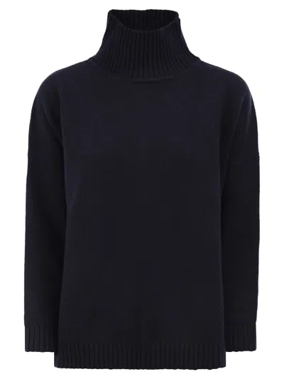 Weekend Max Mara Weekend Maxmara Wkdborgia Wool Turtleneck Sweater In Blue