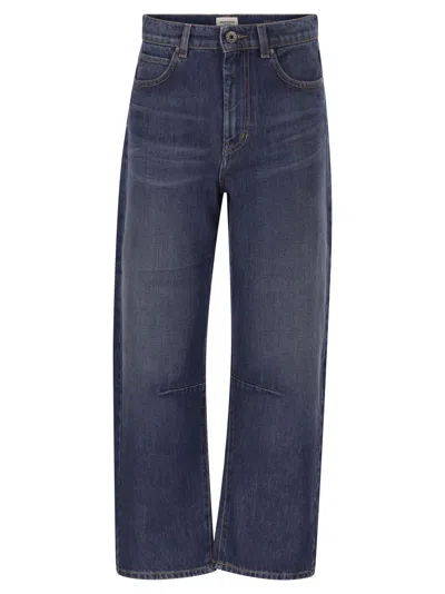 Weekend Max Mara Wkdcaduca - Wide-leg Cotton Denim Jeans In Blue