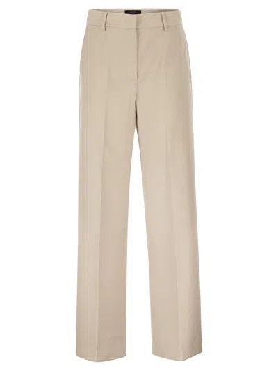 Weekend Max Mara Weekend Maxmara Wkdcorone - Virgin Wool Chino Pants In Gold
