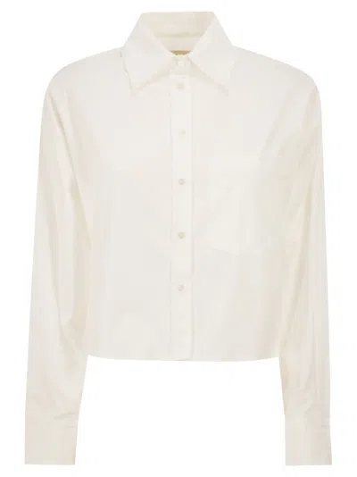 Weekend Max Mara Weekend Maxmara Wkdeden Cotton Oxford Shirt In White
