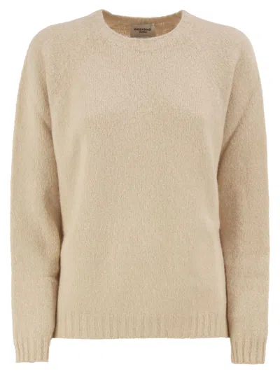 Weekend Max Mara Brushed Raglan-sleeve Sweater In Neutral