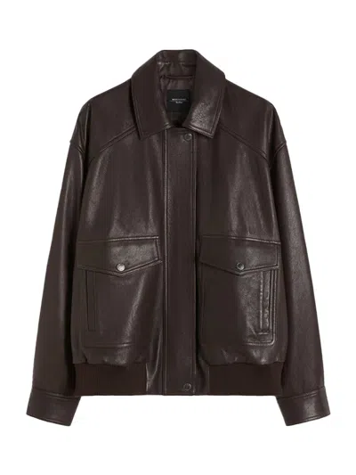 Weekend Max Mara Weekend Maxmara Wkdgigante Jacket Brown