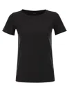 Weekend Max Mara Wkdmultib - Basic Cotton Jersey T-shirt In Black