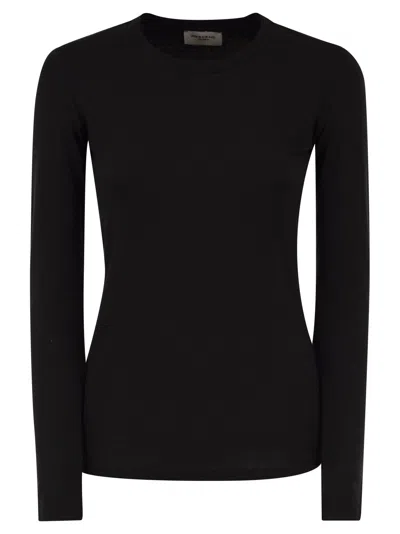 Weekend Max Mara Weekend Maxmara Wkdmultie Viscose Yarn Sweater In Black