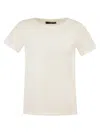 Weekend Max Mara Weekend Maxmara Wkdmultif Basic Stretch Jersey T Shirt In White