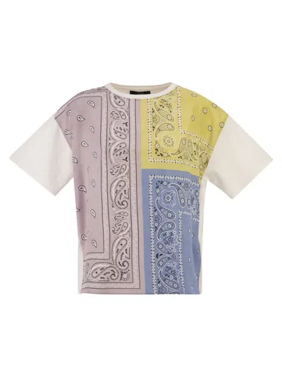 Weekend Max Mara Weekend Maxmara Wkdpampas - Printed Silk And Stretch Cotton Jersey T-shirt In Multi