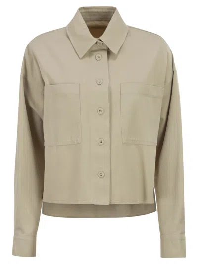 Weekend Max Mara Weekend Maxmara Wkdradente - Cotton Drill Shirt In Multi