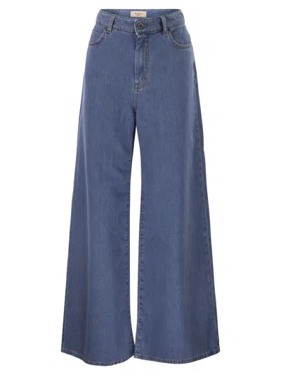 Weekend Max Mara Weekend Maxmara Wkdvega - Wide-leg Denim Jeans In Blue
