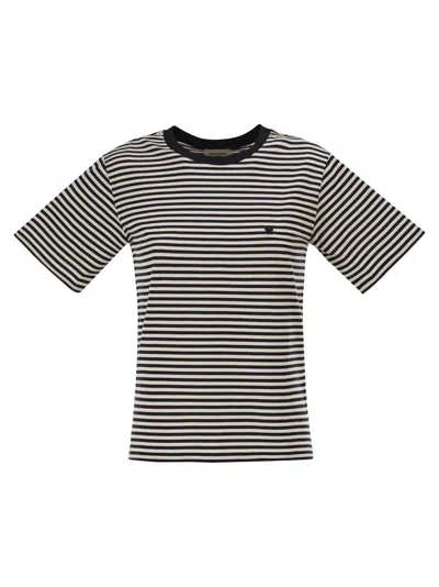 Weekend Max Mara Weekend Maxmara Wkdvenaco Straight Jersey T Shirt In Multi