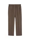 Weekend Max Mara Weekend Maxmara Wool Flannel Trousers Chocolate