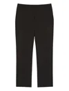 Weekend Max Mara Wool Trousers With Belt Loops In Black
