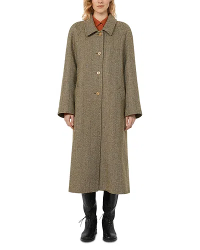 Weekend Max Mara Weekend Signature Ugola Wool Blend Coat In Green