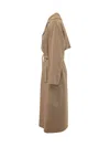 Weekend Max Mara Weekend Wool Blend Overcoat In Cammello