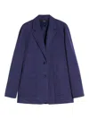 Weekend Max Mara Long-sleeved Suit Jacket In Blue