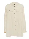 Weekend Max Mara Woman Shirt Ivory Size 10 Cotton In White