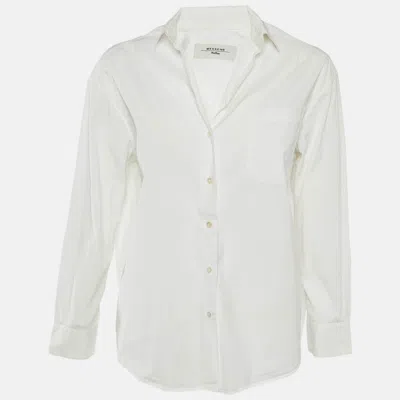 Weekend Max Mara White Cotton Long Sleeve Shirt