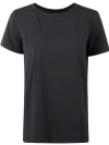 Weekend Max Mara White Cotton T-shirts And Polos In Black