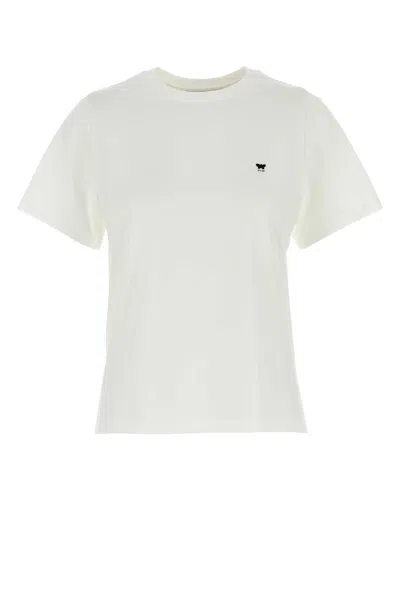 WEEKEND MAX MARA WHITE COTTON VENACO T-SHIRT