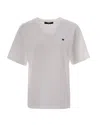 Weekend Max Mara T-shirt Dritta Bianca In White