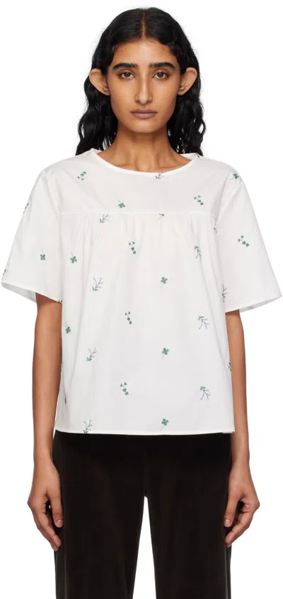 Weekend Max Mara White Edita Top