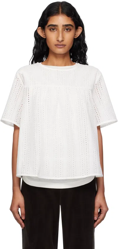 Weekend Max Mara White Edita Top