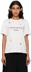 Weekend Max Mara White Olga T-shirt In White
