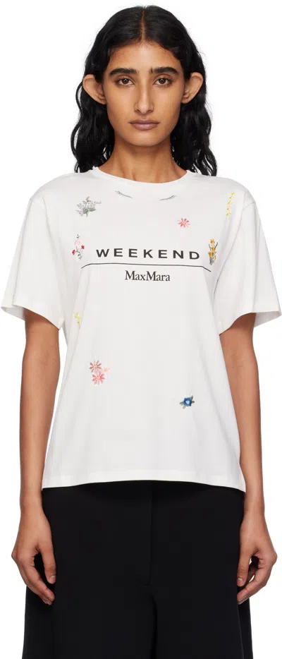 Weekend Max Mara White Olga T-shirt