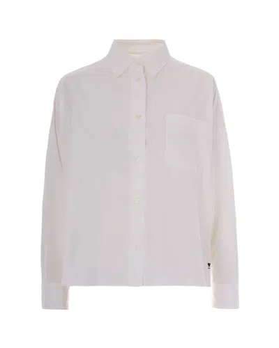 WEEKEND MAX MARA WOMEN WHITE OVERSIZED SOLID SHIRT, S LUXURY SHIRTS FOR WOMEN DARVEYS