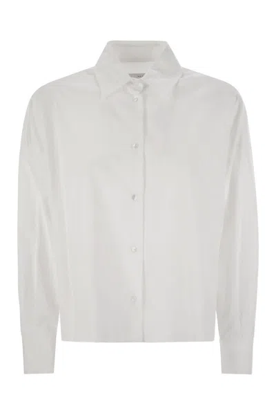 Weekend Max Mara White Poplin Aureo Shirt