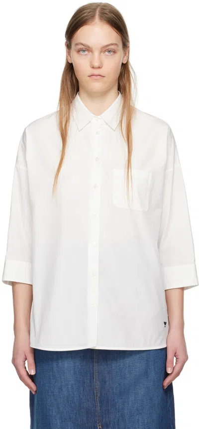 Weekend Max Mara White Venus Shirt In 4 White