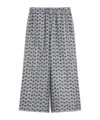 Weekend Max Mara Tortona Long Trouser Light Blue In Gray