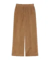 Weekend Max Mara Wide Leg Casual Pants In Brown