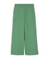 Weekend Max Mara "malizia Linen Nattè In Green