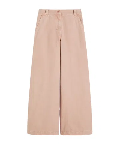 Weekend Max Mara Wide-leg Casual Pants In Multi