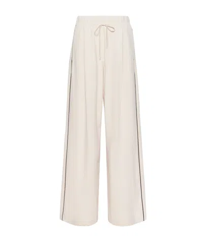 Weekend Max Mara Wide Leg Casual Pants In Neutral