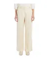Weekend Max Mara Off-white Wide Jeans In White