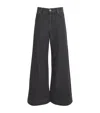 Weekend Max Mara Elmo Wide-leg Pant In Luxurious Wool In Black