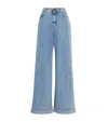 Weekend Max Mara Wide-leg Jeans In Navy