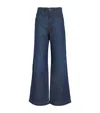 Weekend Max Mara Wide-leg Jeans In Navy
