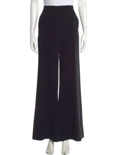 Pre-owned Weekend Max Mara Wide Leg Pants In Black